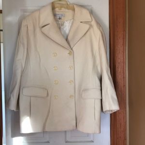 Preston and York Ecru Peacoat